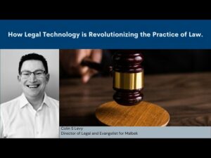 Supporting Technology Adoption And Driving Revenue In The Legal Industry With Colin S Levy